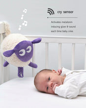 Load image into Gallery viewer, ewan Deluxe | baby shushing sleep sheep | purple
