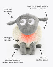 Load image into Gallery viewer, ewan the dream sheep | baby sleep soother | grey
