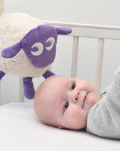 Load image into Gallery viewer, ewan the dream sheep | baby sleep soother | purple
