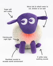 Load image into Gallery viewer, ewan the dream sheep | baby sleep soother | purple
