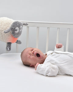 ewan deluxe | baby shushing sleep sheep | gray